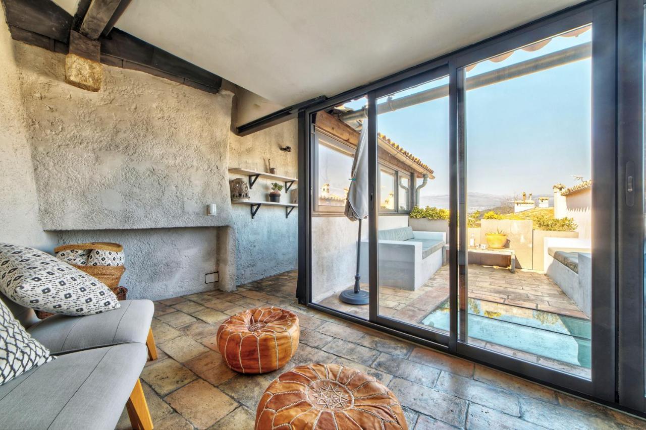Townhouse Mougins In The Old Village, Fantastic View, Sea And Mountains Eksteriør bilde