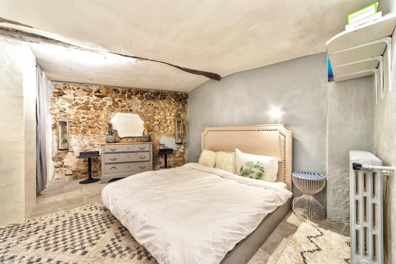 Townhouse Mougins In The Old Village, Fantastic View, Sea And Mountains Eksteriør bilde